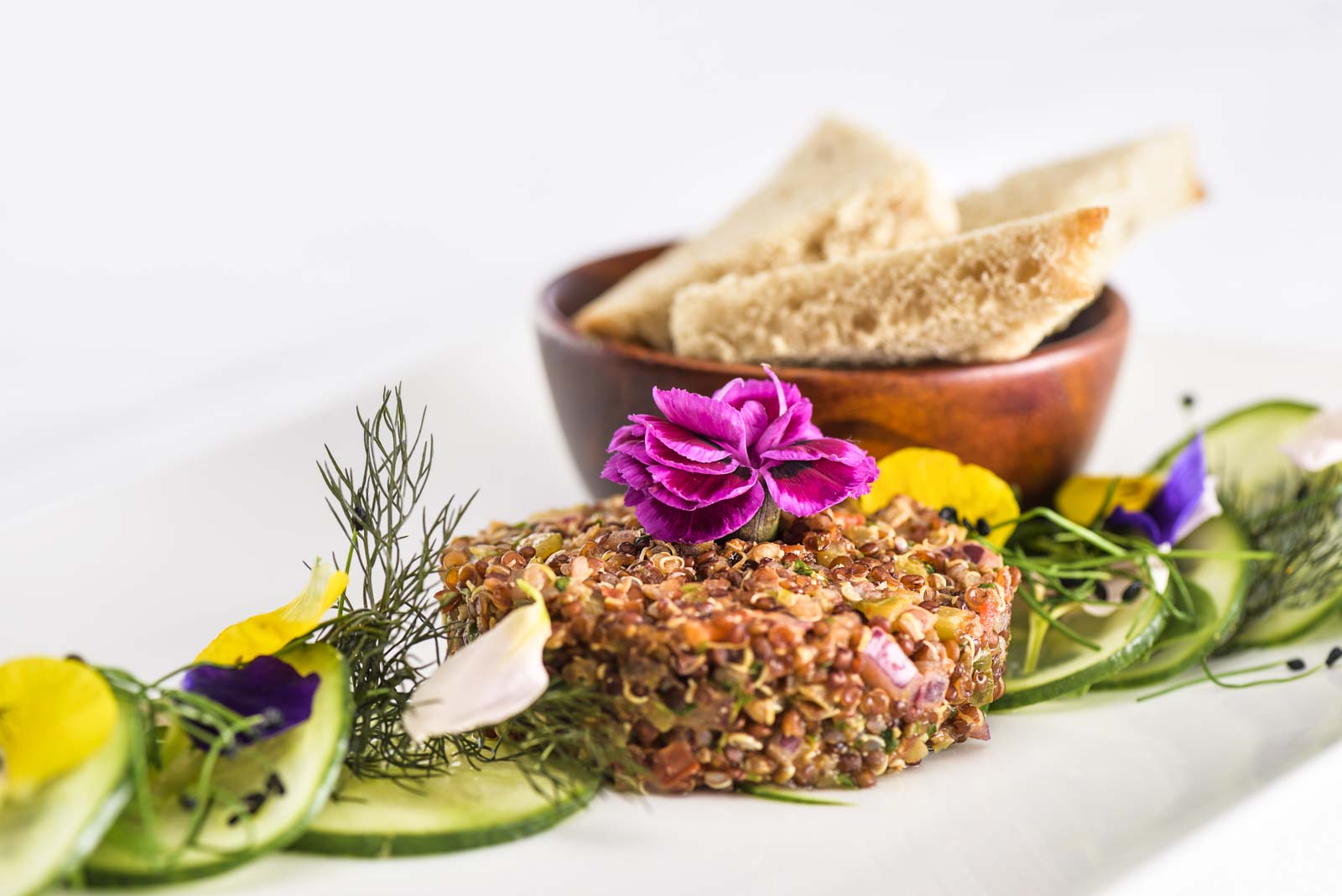 Food Fotografie Wedl vegan kochen quinoa tartar Fotograf Christoph Hasibeder Innsbruck
