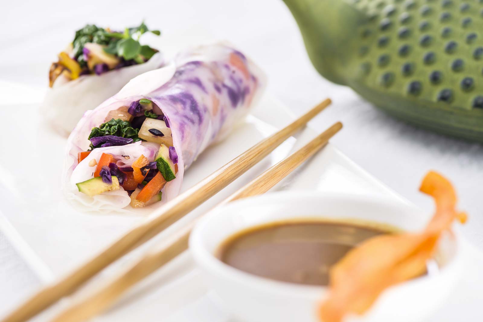 Food Fotografie Wedl vegan kochen Spring Roll Studio Christoph Hasibeder Innsbruck